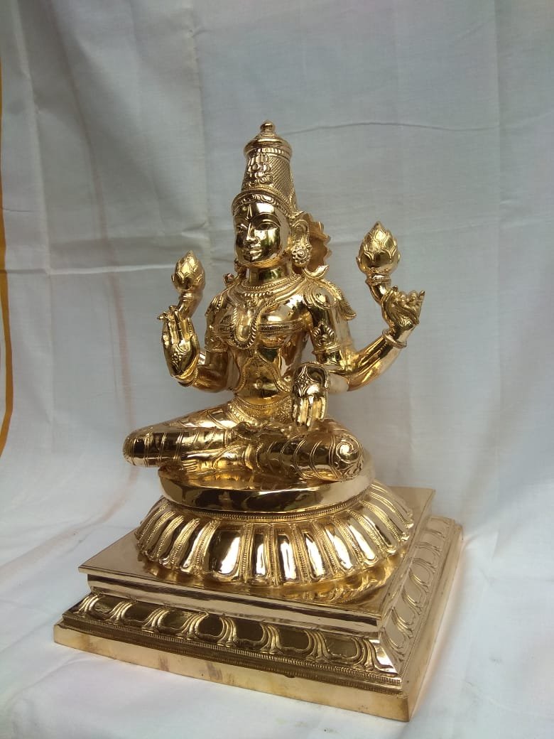 Goddess Lakshmi Panchalogam Idol